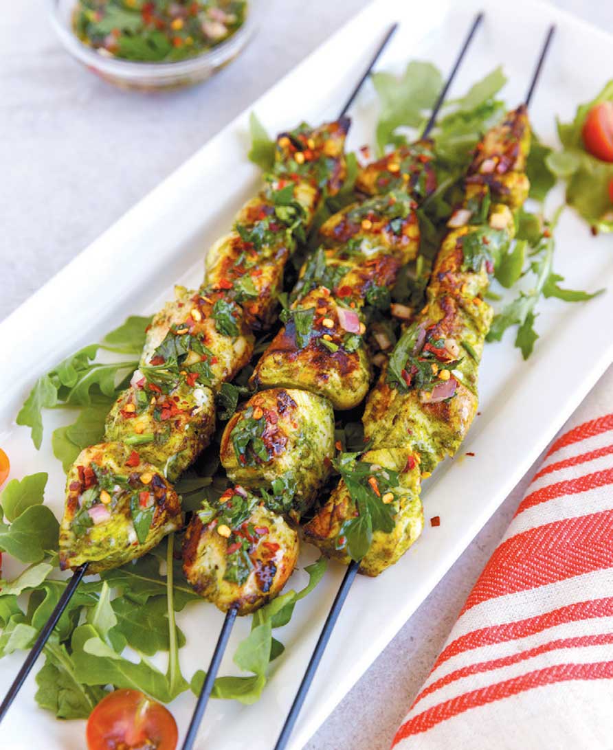 Chimichurri Chicken Skewers Edible Sarasota 