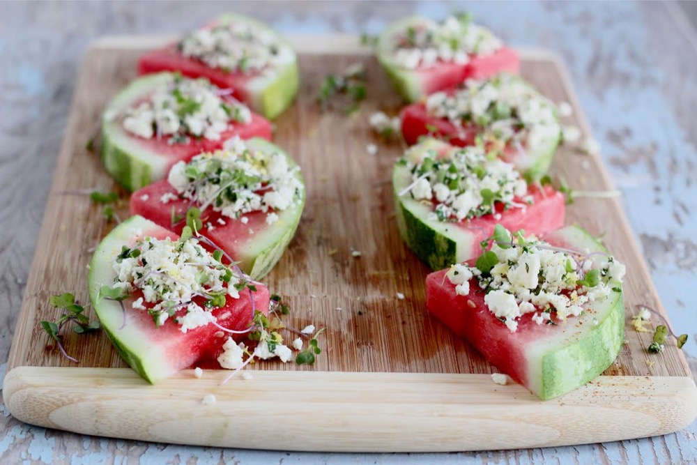 Watermelon With Feta And Cayenne Recipe By The Naked South