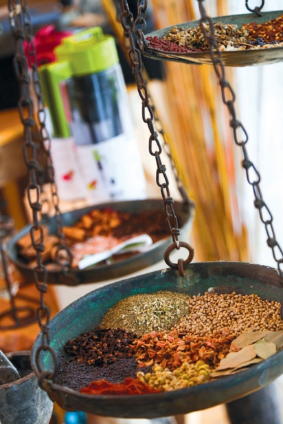 a wide variety of teas and spices at The Spice and Tea Exchange at Lido Key