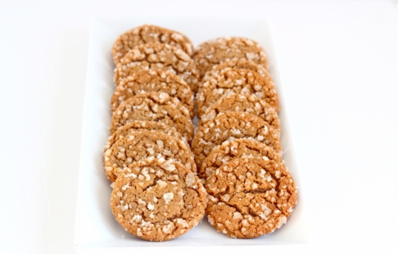Ginger-molasses cookies