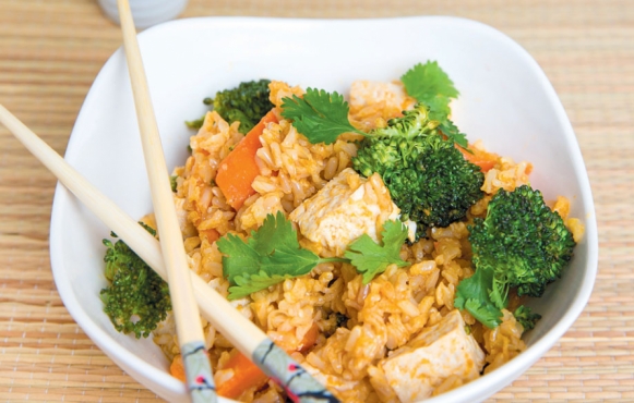 Thai Tofu and Rice