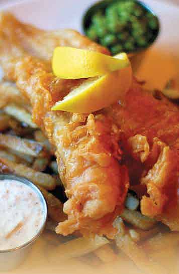 Beer-battered fried fish