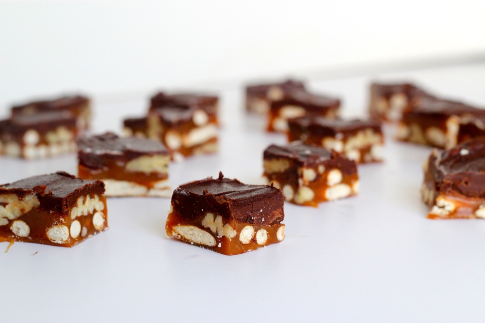 Caramel-Pretzel Squares