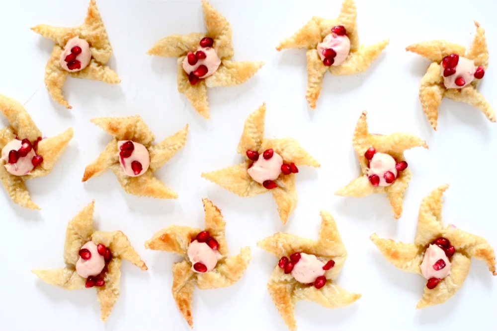 Pomegranate Pinwheels