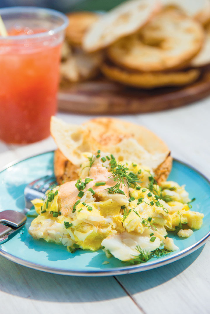 corvina with fresh eggs