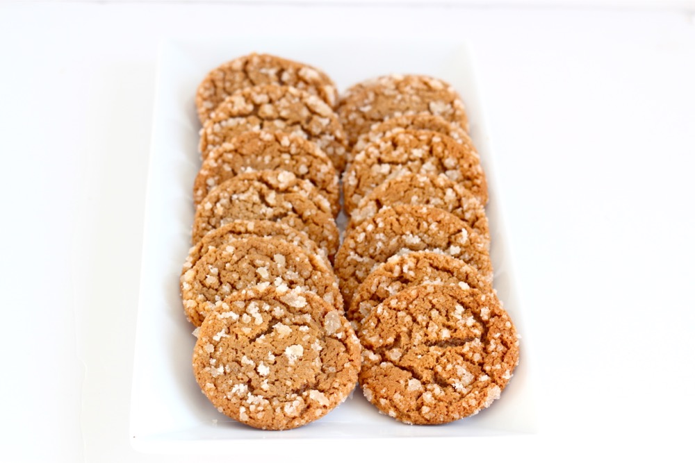 Ginger-molasses cookies