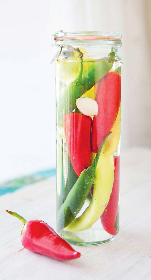 Hot pepper vinegar