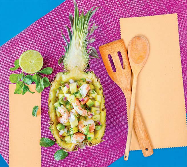 pineapple shrimp cocktail