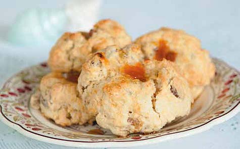 Bisconies with lime glaze