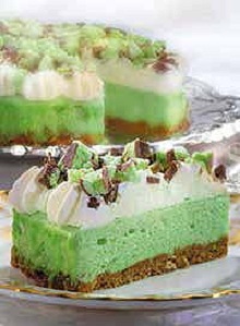 chocolate mint cheesecake